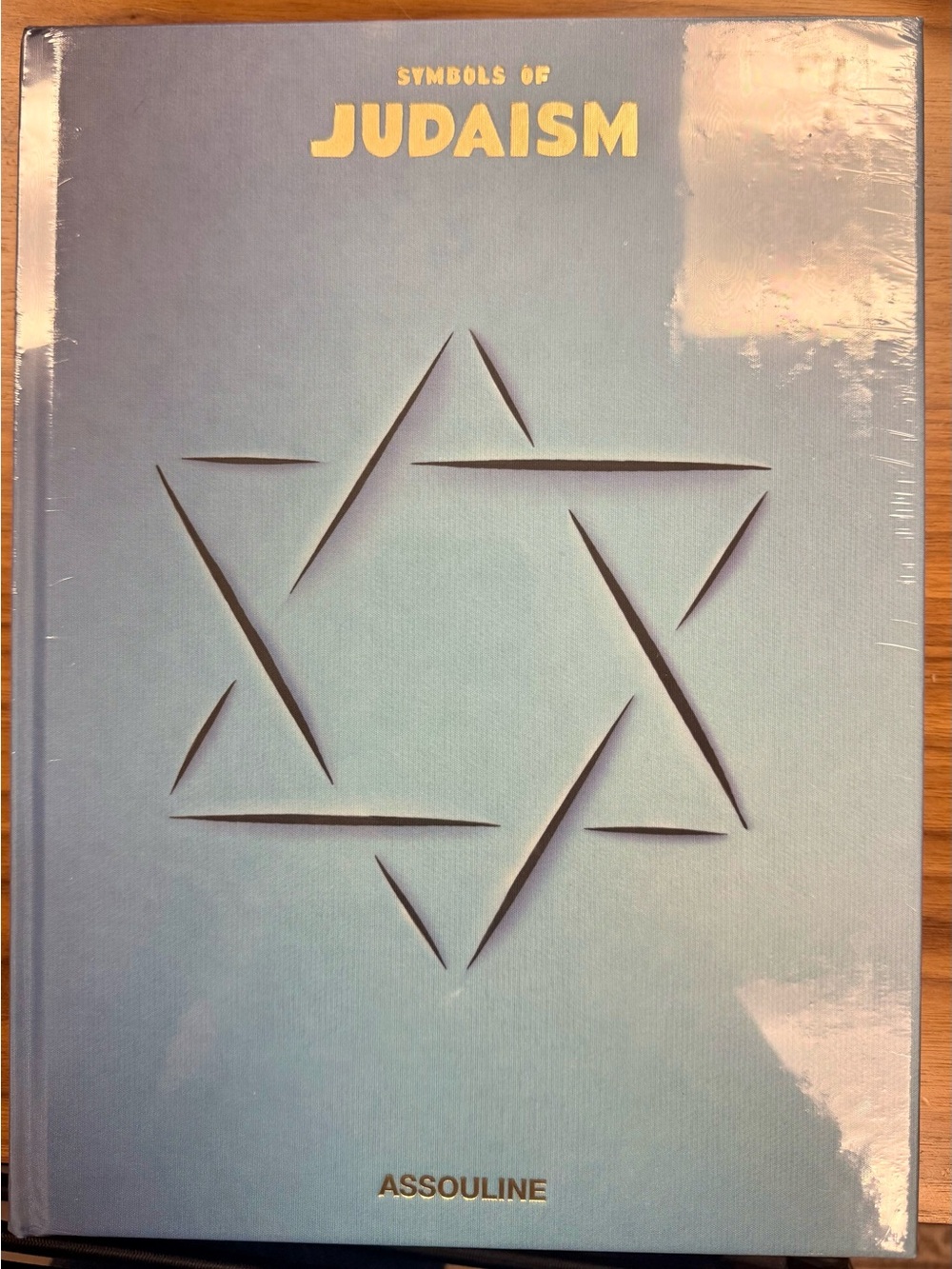 Assouline Light Blue Hardcover with Gold Lettering